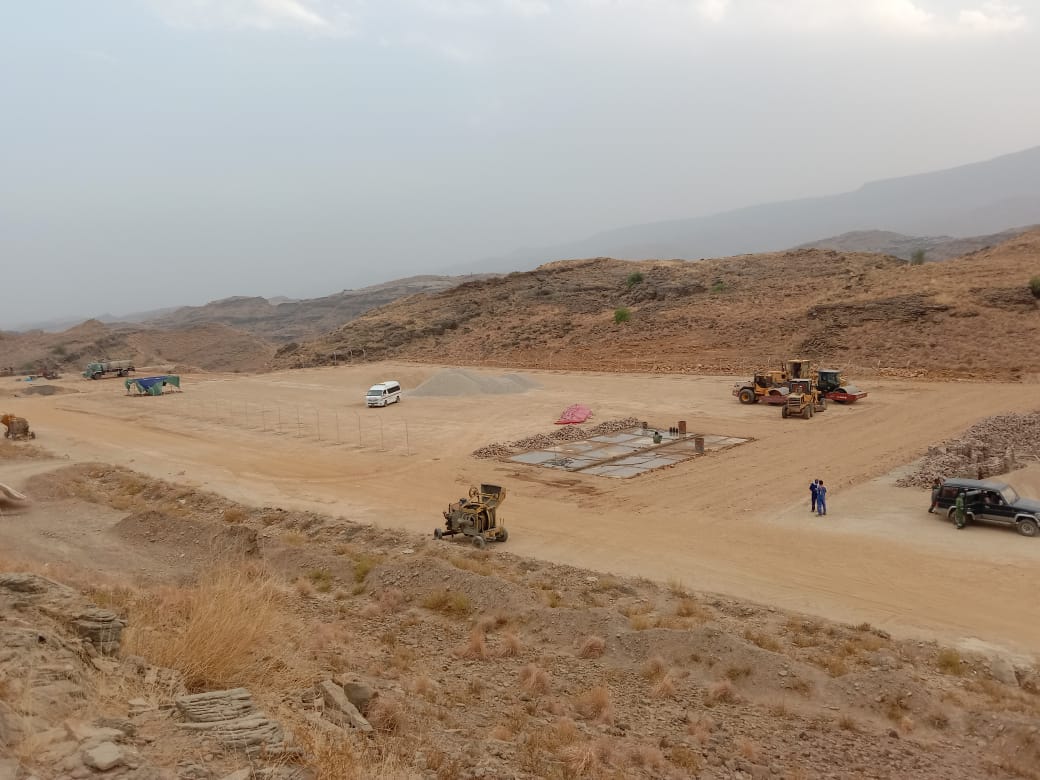 AFCCO oilfield civil works site in Pakistan